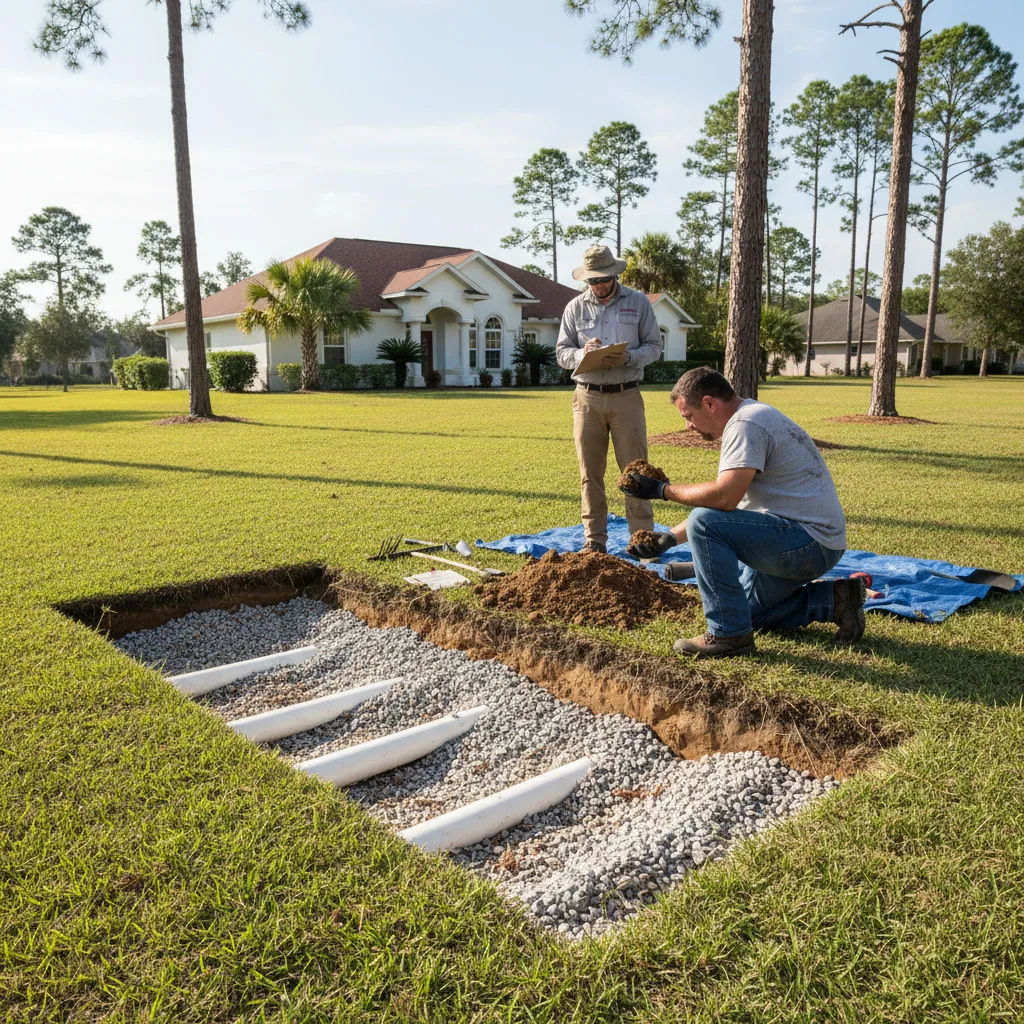 drain field inspection